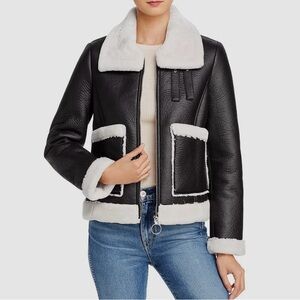 Bloomingdale's Black and White Teddy Jacket